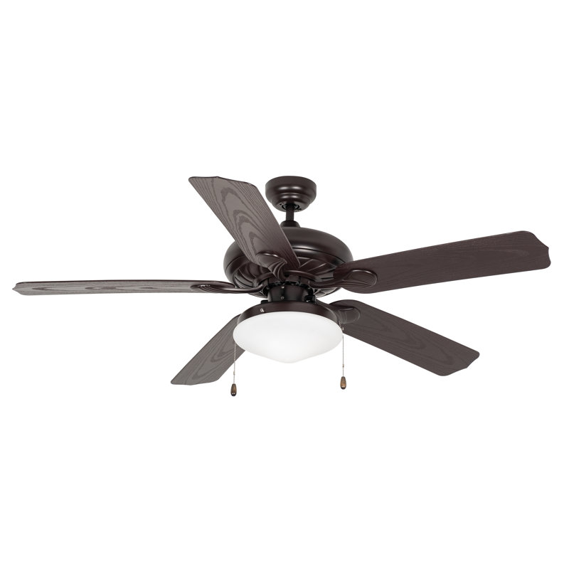 LIN 52" Ceiling Fan Five Blade - 2-Light