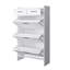 Armoire de rangement à chaussures Surface Shaker avec 2 tiroirs - Blanc mat