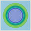 Colorful Circles Giclee Print