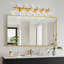 Éclairage pour meuble-lavabo en cristal - Luminaire de salle de bain moderne or 6 lumières au-dessus d'un miroir-2117272670-2117272664-2117272609
