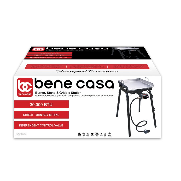 Bene Casa Cast Iron 1-Burner Propane Outdoor Stove & Reviews