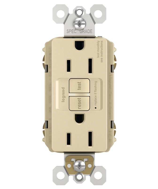 Prise de courant de test de 15 ampères Radiant, Irovy