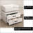 1 Set Nightstand with Adjustable LED Strip Light, 2-drawers, Large Storage Space, Suitable for Bedside Table, Coffee Table, Sofa Side Table or End Table for Study Desk-641660920