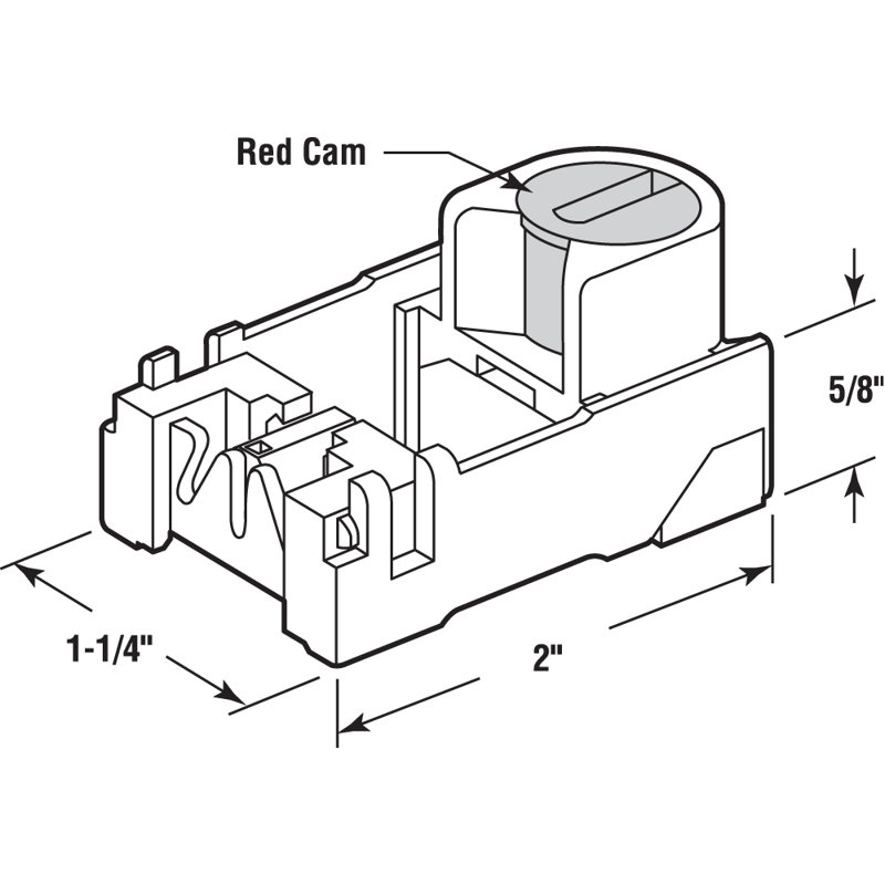 Tilt Window Balance Pivot Shoe, 5/8 In.