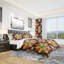 Ensemble de housse de couette en mosaïque triangulaire designart-35228886
