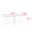 Modern simple all solid wood dining table-107835963