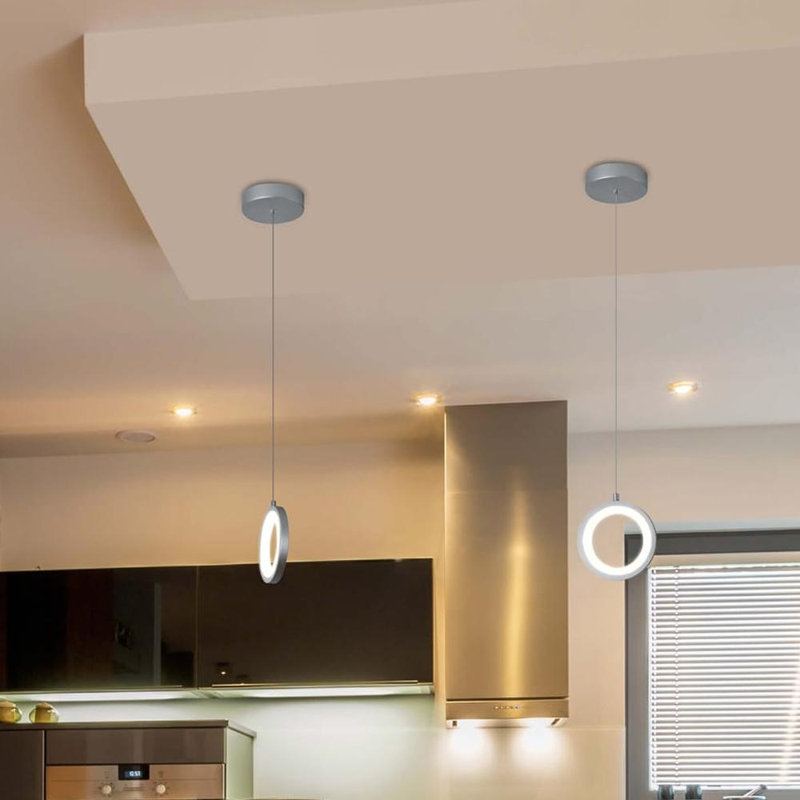 Aelfred 1 - Light LED Unique/Statement Pendant, Aluminum