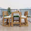 Ensemble de bar en bois avec chaises et coussins-989391714
