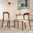 Shaelene 29.9" H Solid Wood Side Dining Chairs with Handwoven Rope Seat -543341998