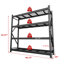 Étagère en métal robuste de H 87,01 po x l 90,75 po x P 24 po