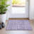 Machine Washable Indoor/Outdoor Xhevrie Purple Rug-1903192011