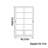 Classic large capacity storage bookcase