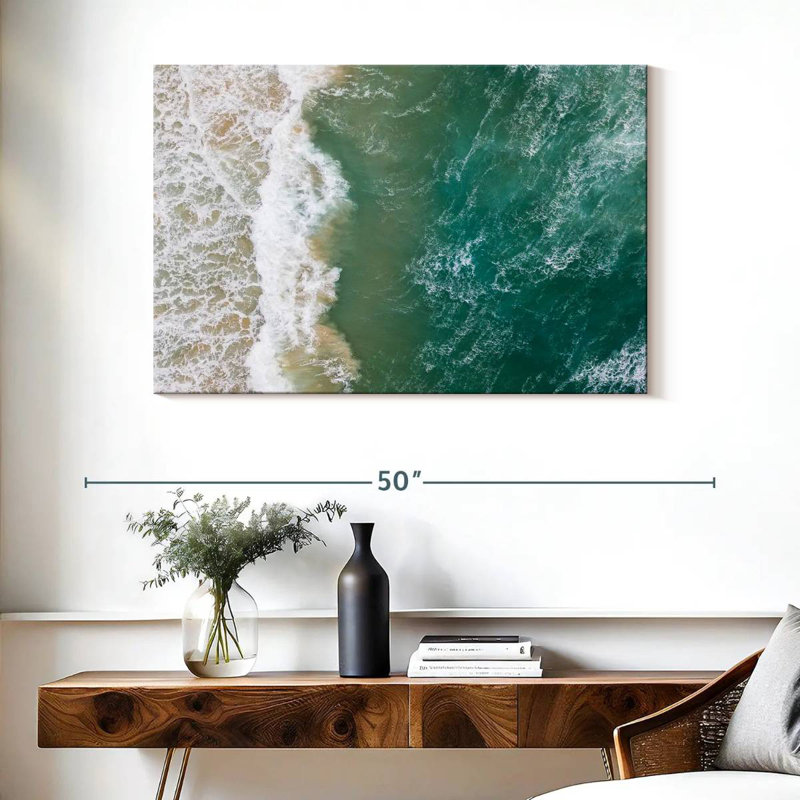 Gillard Foamy Cyprus Waves, 26" H x 39" W