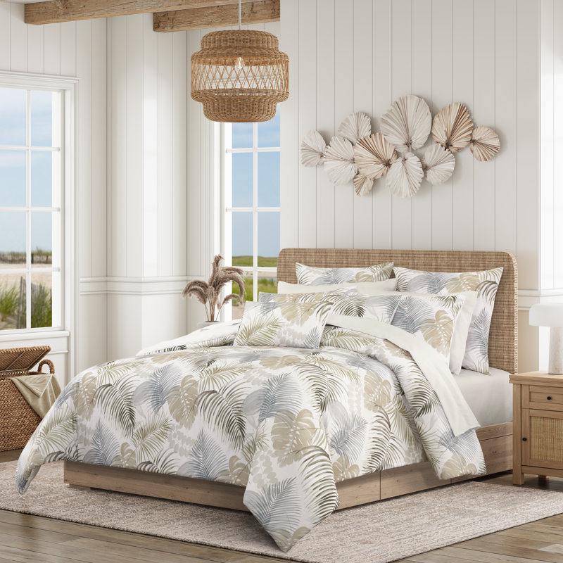 HATTERAS PLEIN / REINE 3PC. ENSEMBLE COMFONTER, Full/Queen Comforter + 3 Shams