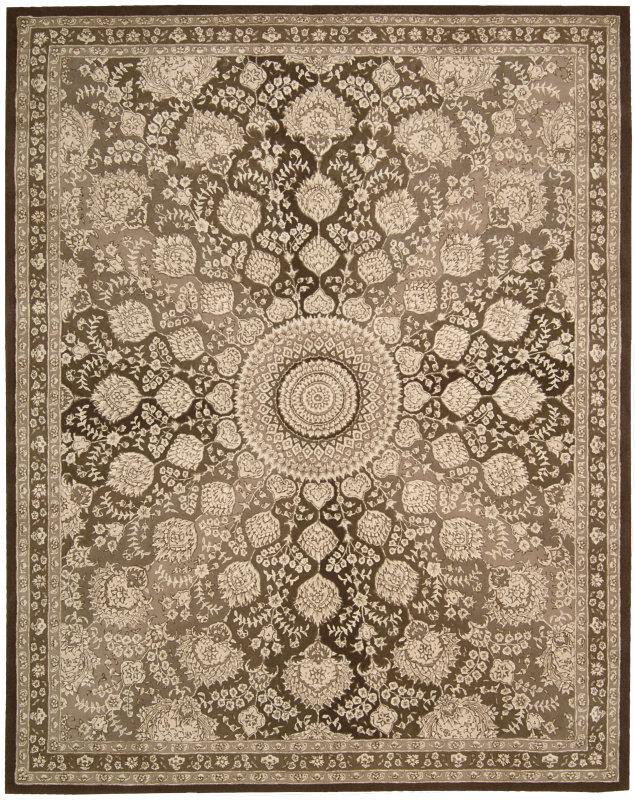 Wool Oriental Indoor Rug, Rectangle 9'9" x 13'9"