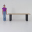 Langleyville 94'' Outdoor Dining Table