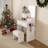 Vanity Desk With 3-Color LED Mirror, Stool, & Charging Station-1386428603