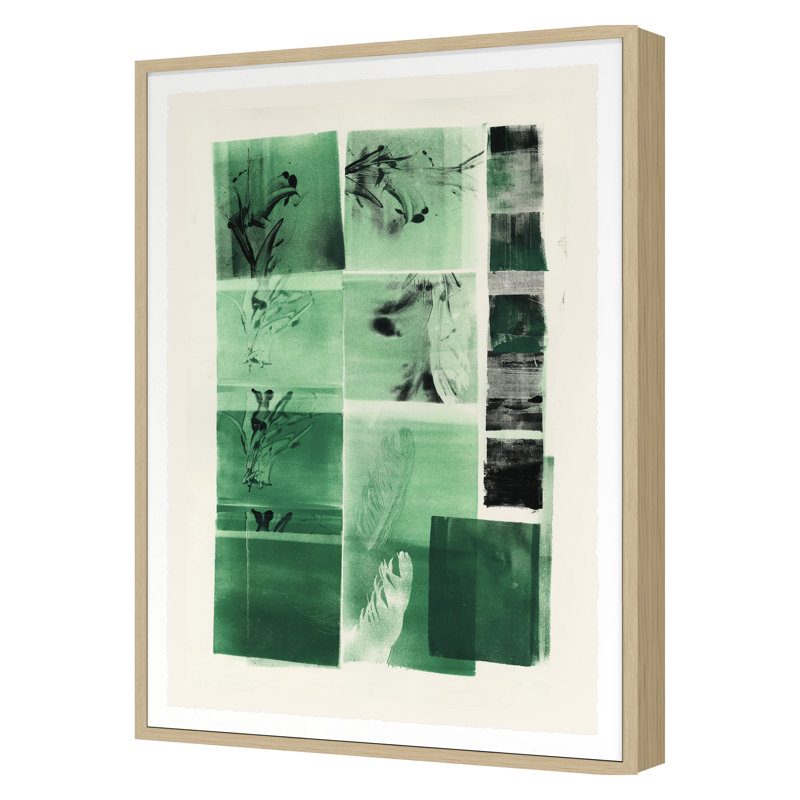 «Fall 2022 Configurations 12» par Chris Paschke, impression sur papier, Cadre nordique simple en chêne nordique