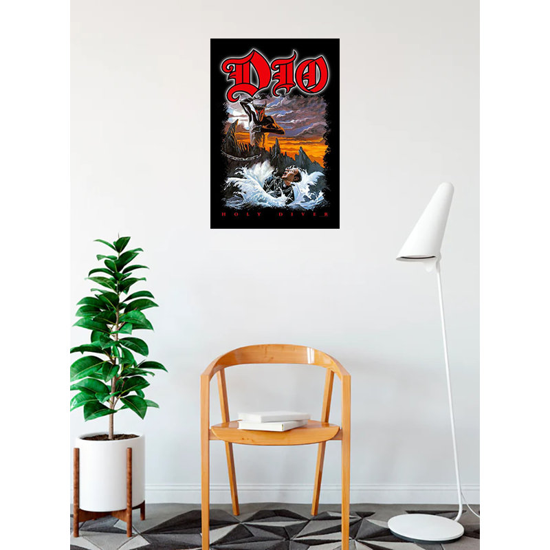 Dio Holy Diver, impression sur affiche encadrée