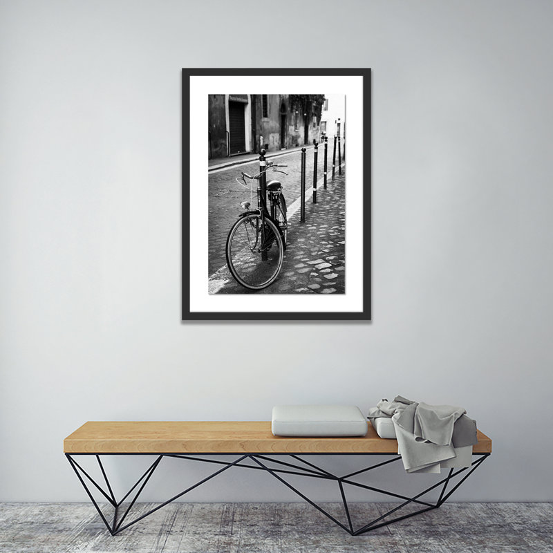 Rome, Italy Bw Print by Erica Singleton, Black, 48" H x 34" W x 2.5" D