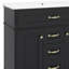 Meuble-lavabo 36 po avec lavabo, tiroir supérieur rabattable et 2 tiroirs de rangement-465961803