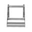 Tablette murale et support en verre en acier inoxydable Express H 11,3 po x l 22 po x P 18 po Express KitchQuip