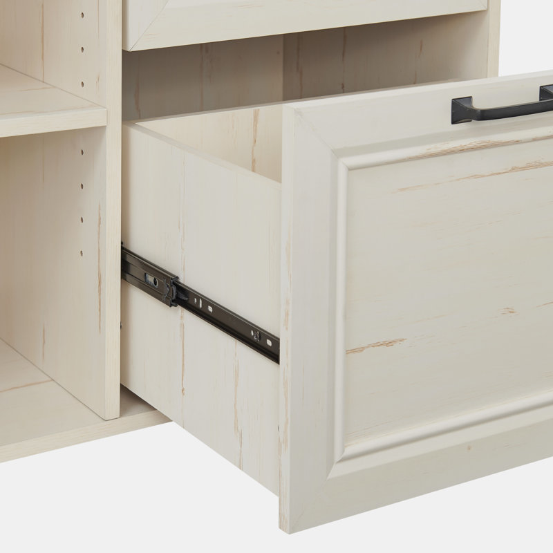 Classeur vertical 3 tiroirs Hitchin, Blanc antique