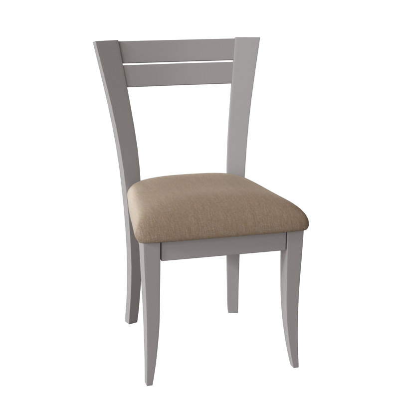 Claverley 19.5'' H Upholstered Side Chair, Chestnut, Bounty