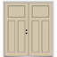 Porte d'entrée pré-montée en fibre de verre Craftsman-609434869-609434871-609434872