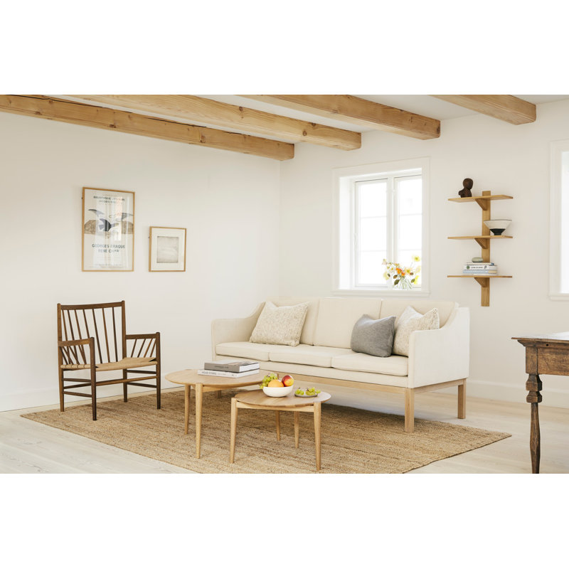 J82 Armchair, Smoked Oak