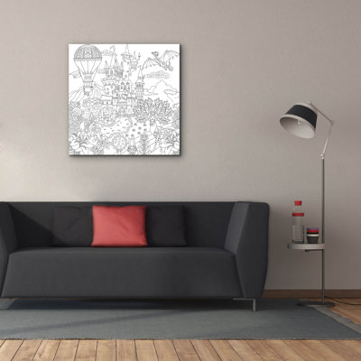 «Coloriage du château» par Epic Portfolio, art mural sur toile