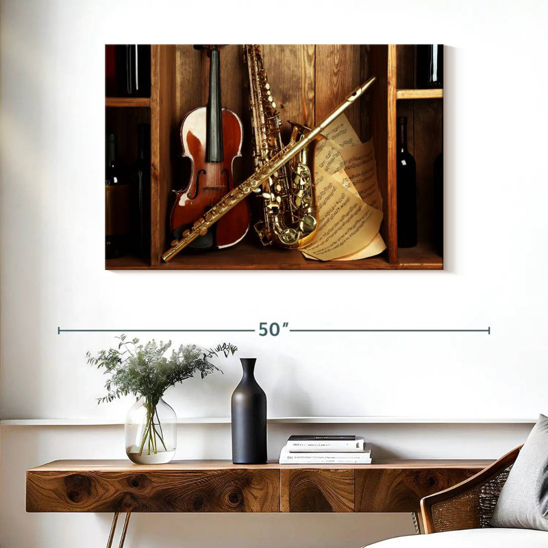 Abarca Classical Musical Instruments, 26" H x 39" W