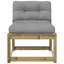 Garden Sofa with Cushions Impregnated Wood Pine