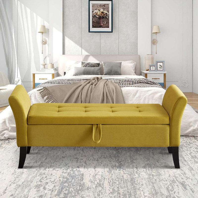 Banc de rangement Schoenbeck, Vert olive