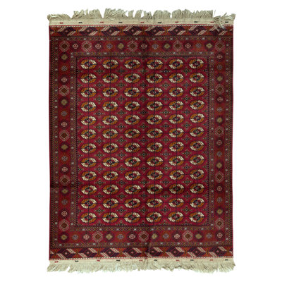 Hand-Knotted High-Quality Red/Orange Area Rug