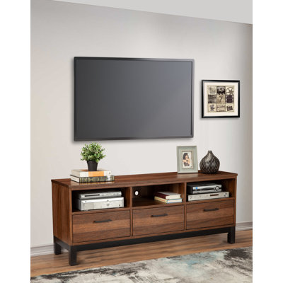 Sunderland Unfinished TV Stand for TVs up to 65" with Fireplace Included