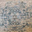 Tapis bleu / beige en polyester oriental tissé à la machine 2 pi x 3 pi 10 po-1714535327