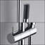 Ensemble de pomme de douche à barre coulissante avec tuyau flexible Kree Sweep 24 po - Chrome poli-92461210