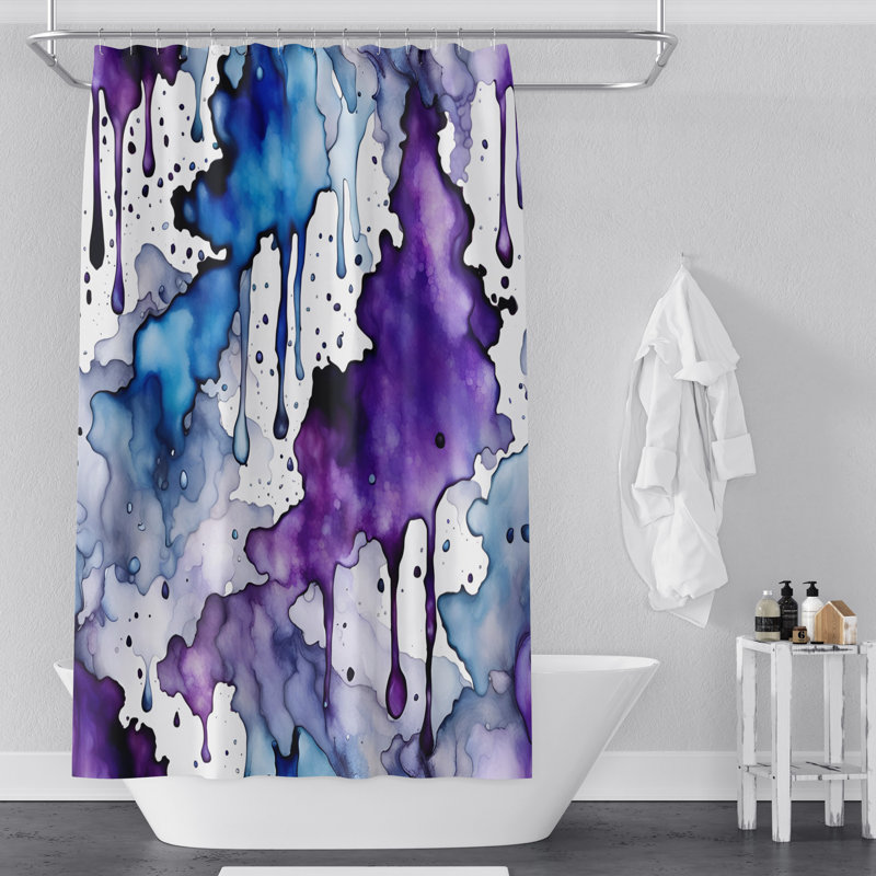 Rideau de douche Yashira, 72 po x 70 po