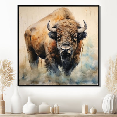 Buffalo Majesty - Buffalo/Bison Framed Prints