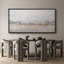 «Woodland Forest Landscape Tranquil Dawn Morning Mist Over The Lake», reproduction d'art sur toile-111176779-96074467