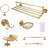 Gold Wall Mounted Towel Racks