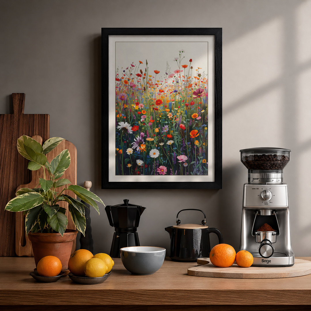 Wildflower Meadow Botanical - Framed Print