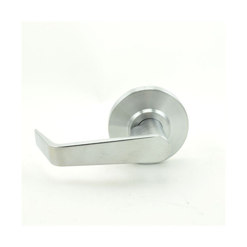 Non Clutching Cylindrical Door Lever, Satin Chrome