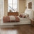 Coriddi Modern Boucle Upholstered Platform Bed with Low Profile Frame-124215913