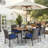 Reeltown 6 - Person Acacia Wicker Patio Dining Set with Rectangular Table , Cushions Included-1586499235