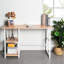 Sadie Metal Base Writing Desk-50312199-50342257