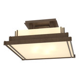 Steppe 4 - Light Lantern Square Semi Flush Mount