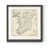 Cadre en papier gris