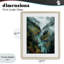 «Turquoise Mountain River Bends», reproduction encadrée sous verre, conception de Franklyn Gregory-130835858-130835860